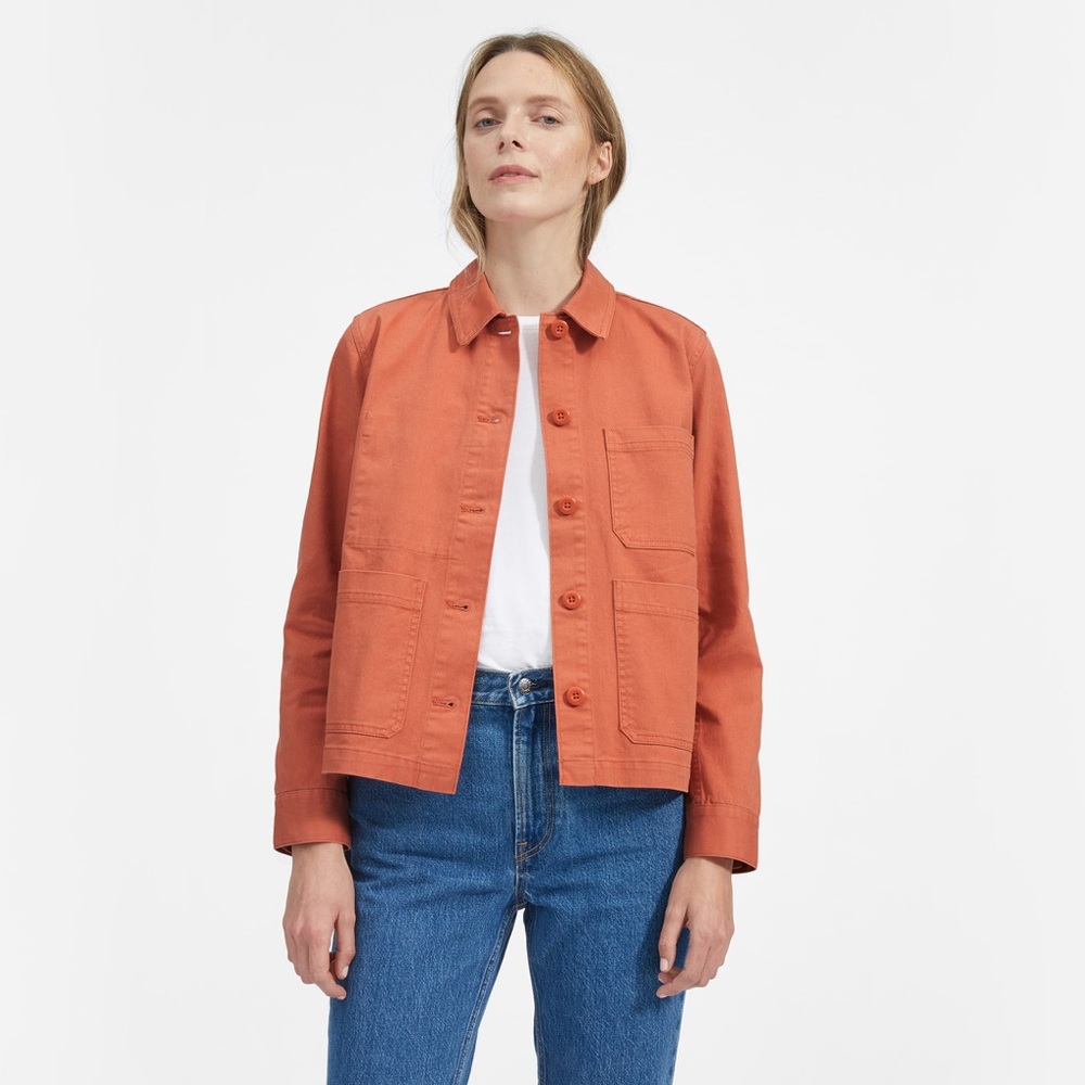 Everlane Chore Jacket Spanish Clay